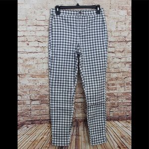 SO high waisted gingham jeggings